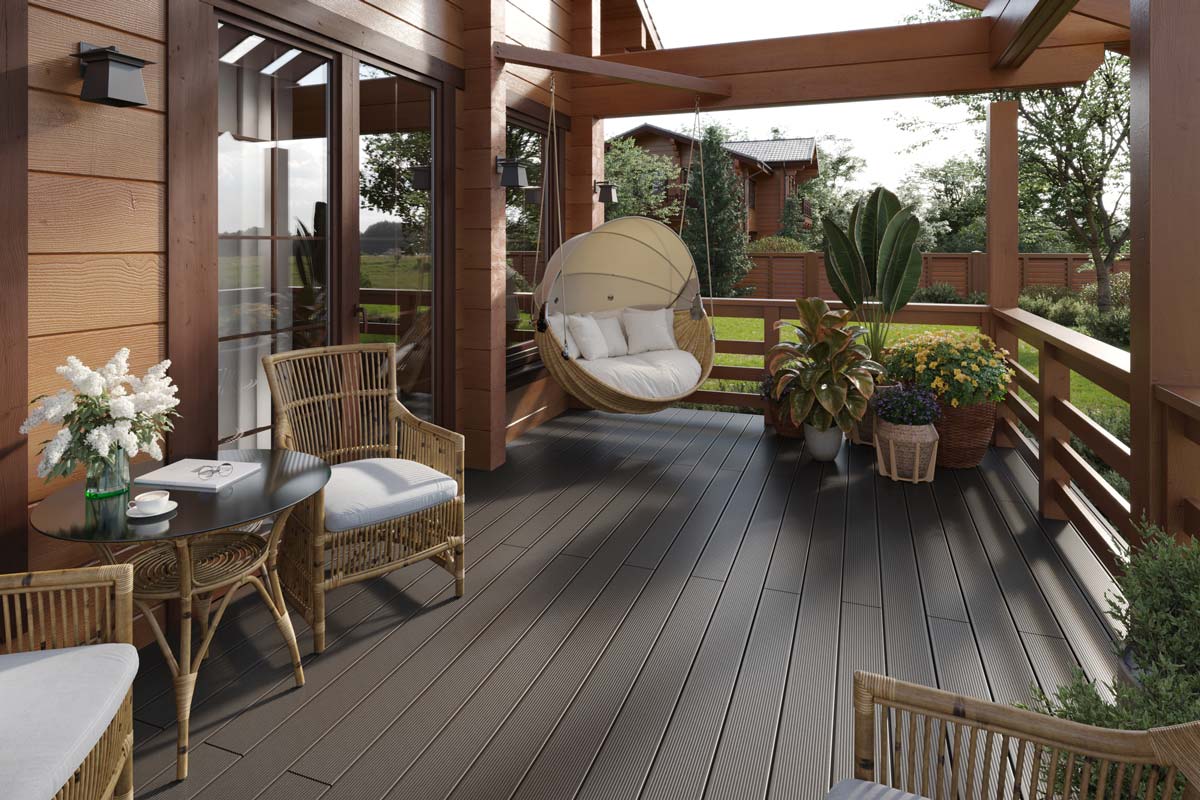 TERRADECK Эко / Eco цвет коричневый