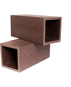 Комплектующие<br />для ограждения Polivan 3D Столб из ДПК 3D WOOD 125х125х2900 мм